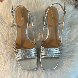 Reformation Elenora silver sandal